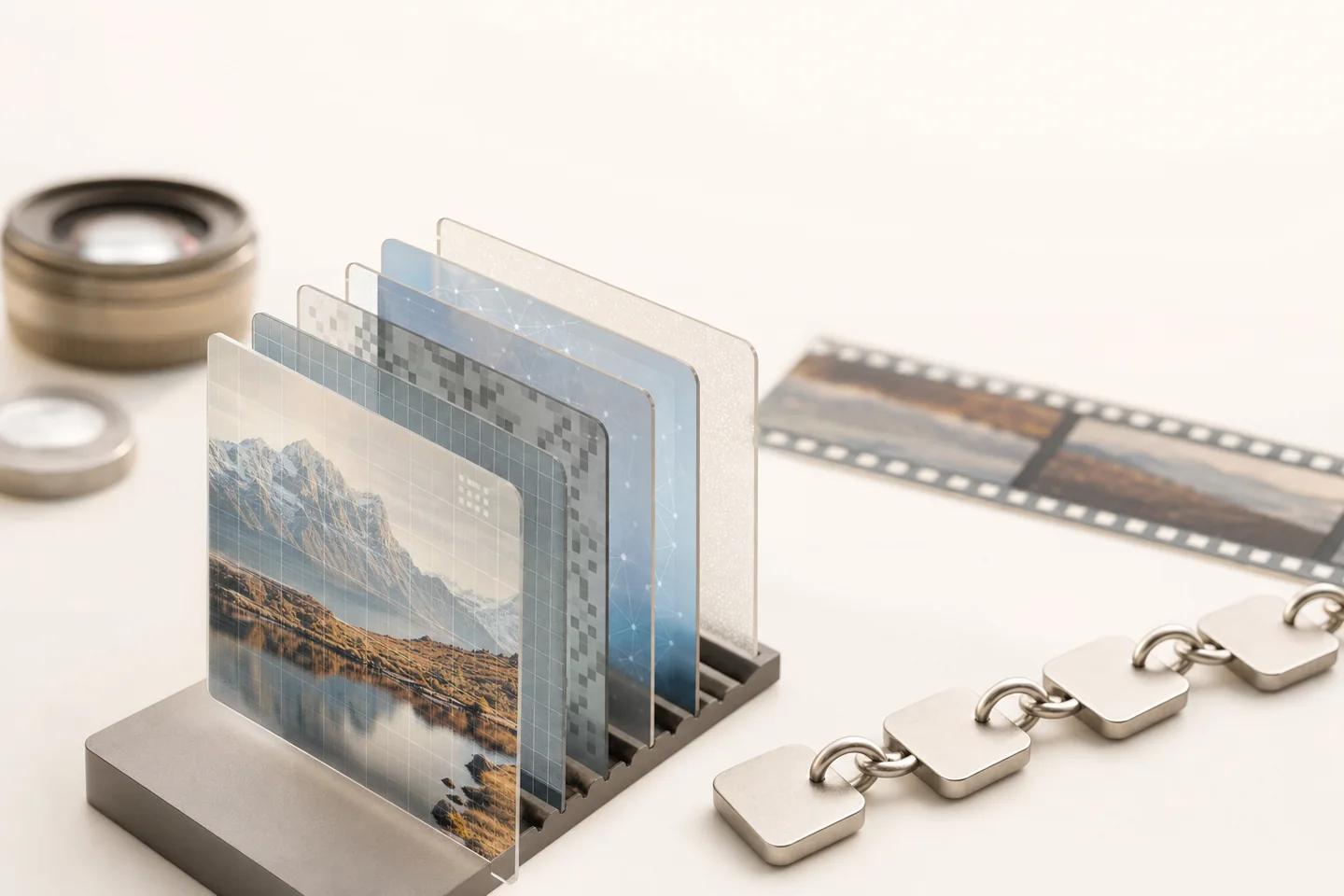 Editorial still life representing one missing and one conflicting evidence stream in a detection case.