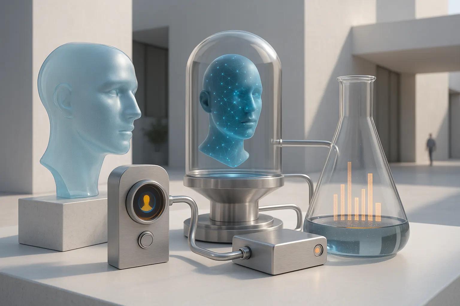 Conceptual 3D render illustrating How Can Crypto Exchanges and Digital-Asset Platforms Stop Deepfake KYC Fraud?